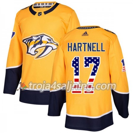 Nashville Predators tröja Scott Hartnell 17 Adidas 2017-2018 Guld USA Flag Fashion Authentic - NHL Tröjor Herr Nashville Predators tröja Scott Hartnell 17 Adidas 2017-2018 Guld USA Flag Fashion Authentic - NHL Tröjor Herr